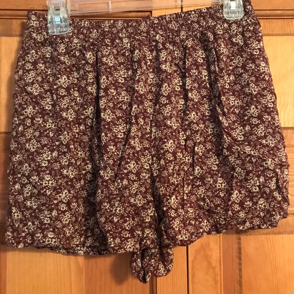 Forever 21 Floral Print Shorts